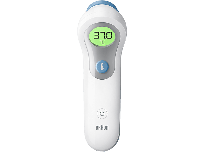 Braun BNT300WE digital body thermometer Remote sensing thermometer White Forehead Buttons