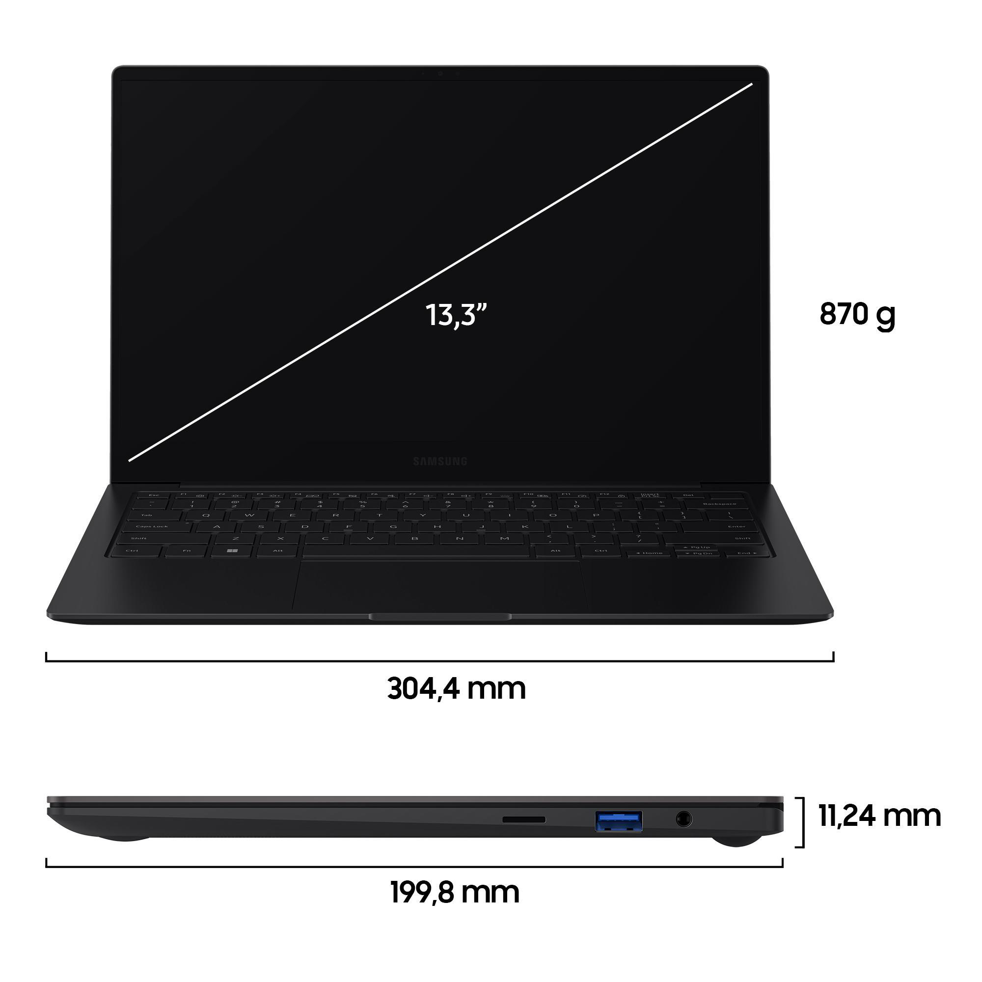 SAMSUNG Galaxy Book2 Pro EVO - 13,3 Zoll - Intel® Core™ i5 i5-1240P  - 8 GB - 256 GB - Intel® Iris® Xᵉ - Windows 11 Home