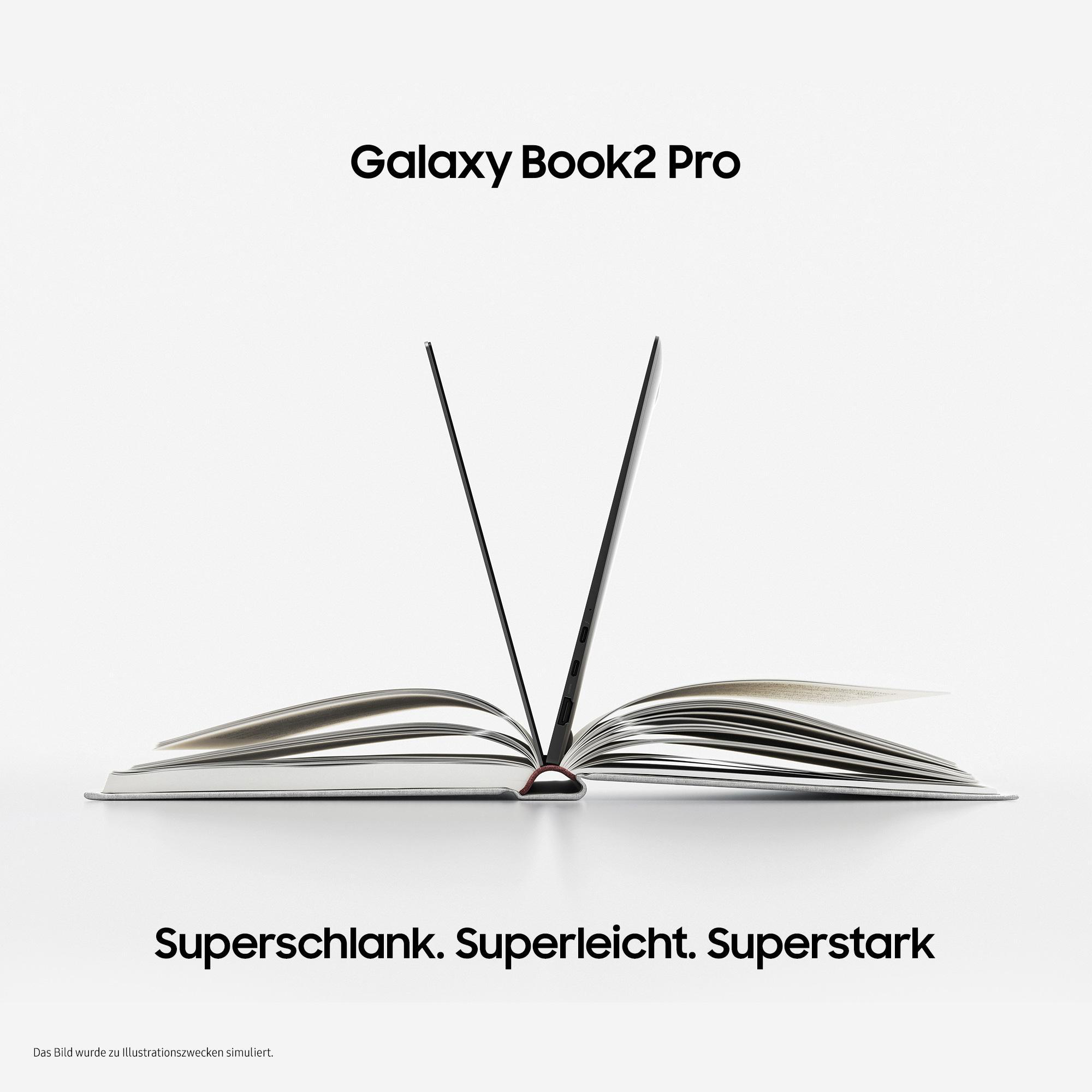 SAMSUNG Galaxy Book2 Pro EVO - 13,3 Zoll - Intel® Core™ i5 i5-1240P  - 8 GB - 256 GB - Intel® Iris® Xᵉ - Windows 11 Home