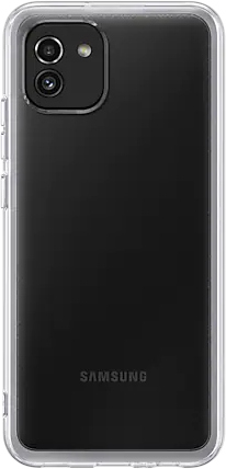 SAMSUNG Cover Soft Clear Galaxy Galaxy A03 Transparant (EF-QA036TTEGEU)