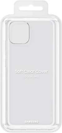 SAMSUNG Cover Soft Clear Galaxy Galaxy A03 Transparant (EF-QA036TTEGEU)