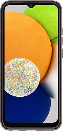 SAMSUNG Cover Soft Clear Galaxy Galaxy A03 Zwart (EF-QA036TBEGEU)