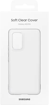SAMSUNG Cover Soft Clear Galaxy Galaxy A53 Transparant (EF-QA536TTEGWW)