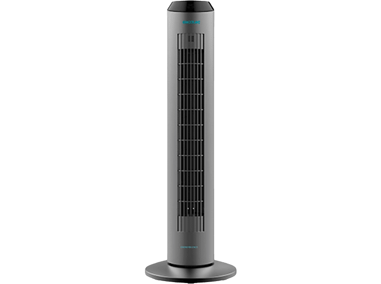 Ventilador de torre - Cecotec EnergySilence 8190 Skyline Ionic, 60 W, 20 dB, Con ionizador, Inox