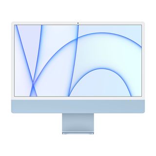 APPLE iMac 24", Chip M1, 8 CPU 8 GPU, 512GB, Azzurro