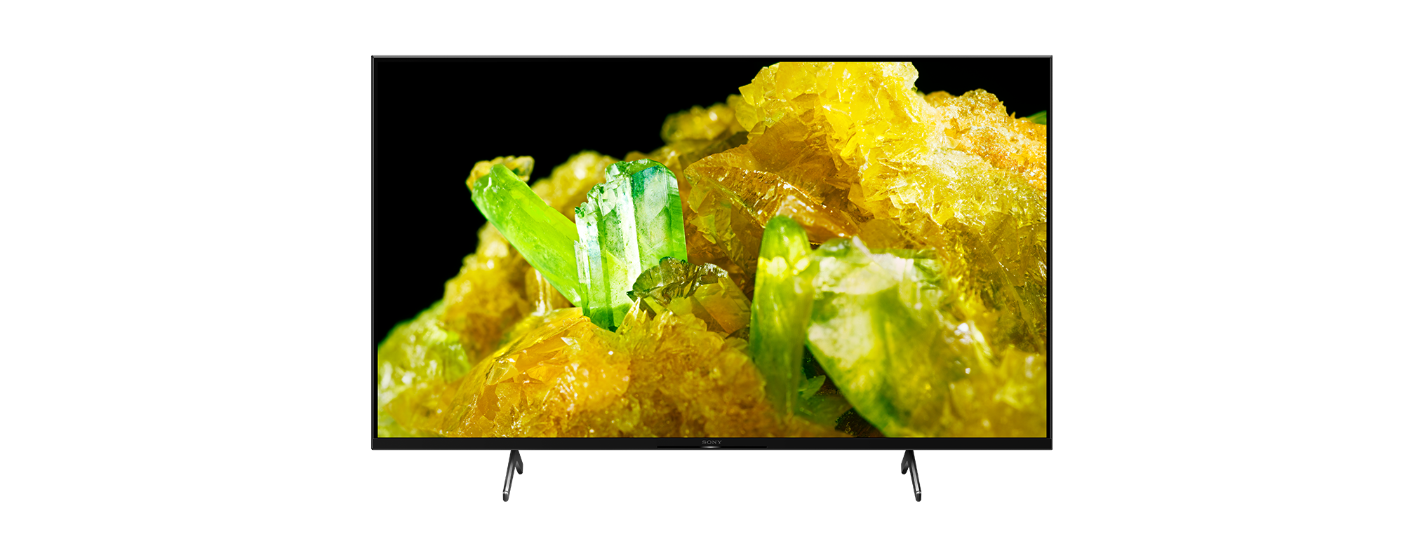 Ein Tablet mit einem Bildschirm, der ein farbenfrohes abstraktes Design zeigt.