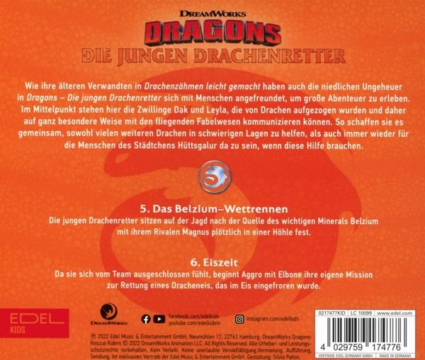 Dragons-die Jungen Drachenretter - Dragons-Die jungen Drachenretter - Folge 3  - (CD)