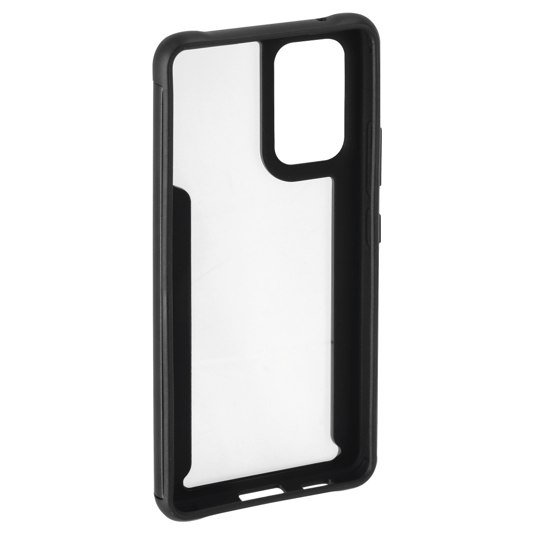 HAMA Metallic Frame, Schwarz/Transparent A53 Galaxy Samsung, 5G, Backcover