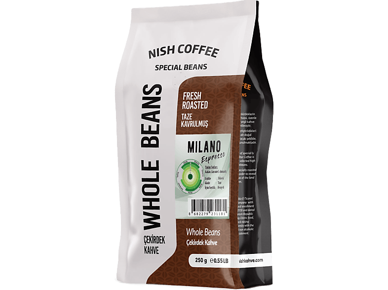 NISH Milano 250gr Espresso Kahve_4