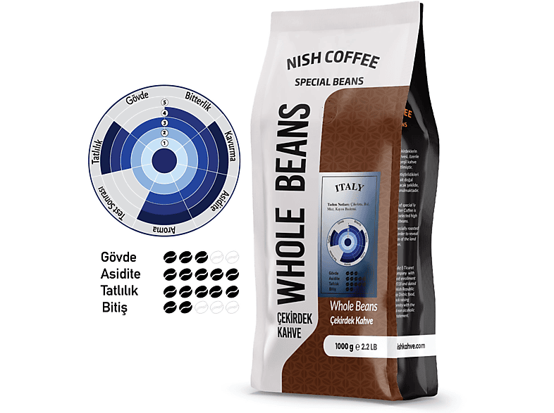 NISH Italy 1000gr Espresso Kahve_6