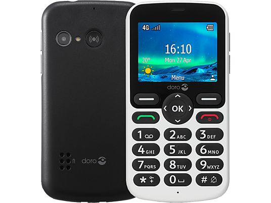 DORO 5860 - Téléphone mobile (Noir/blanc)