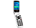 DORO 6820 - Téléphone mobile à clapet (Noir/blanc)