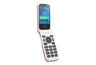 DORO 6820 - Téléphone à clapet (rouge/blanc)