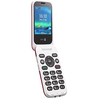 DORO 6820 - Cellulare richiudibile (Rosso/Bianco)