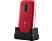 DORO 6820 - Téléphone mobile à clapet (Rouge/Blanc)