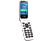 DORO 6880 - Cellulare richiudibile (Rosso/Bianco)