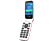 DORO 6880 - Téléphone mobile à clapet (Rouge/Blanc)