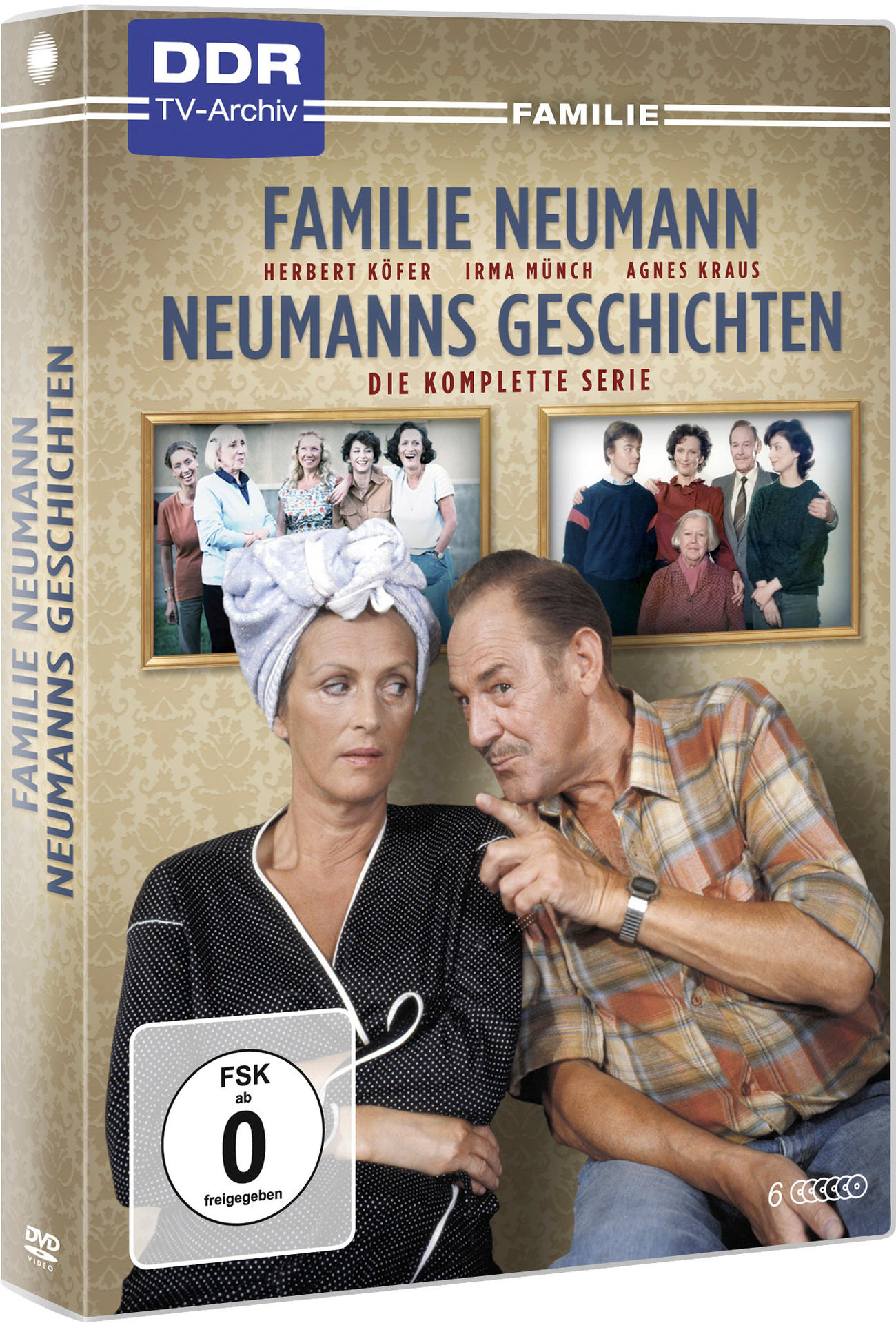 DVD-Hülle mit Filmplakat eines Paares und dem Titel Familie Neumann.