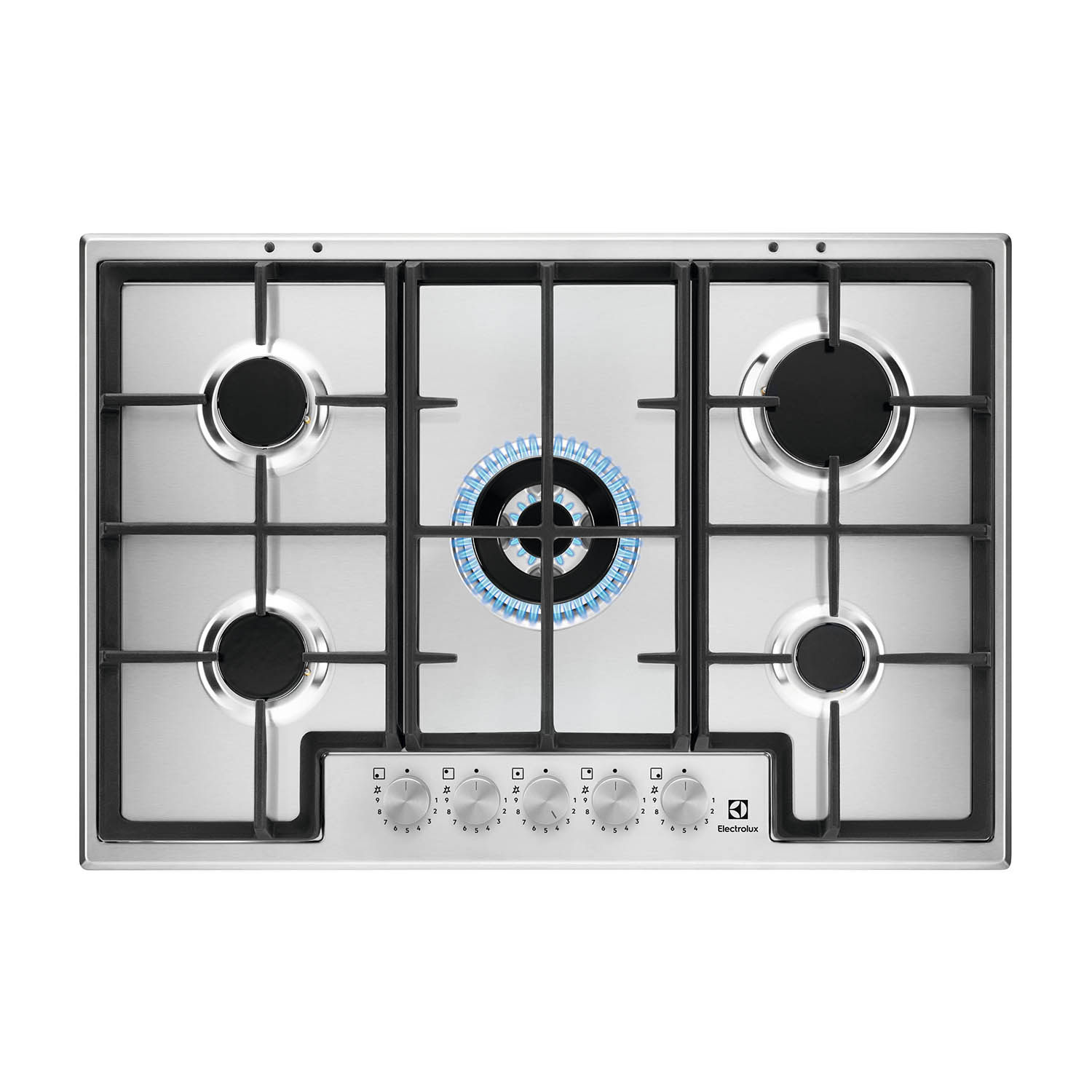 Piano Cottura Electrolux Egs75362X, 5 zone cottura, 74,5 cm x 51