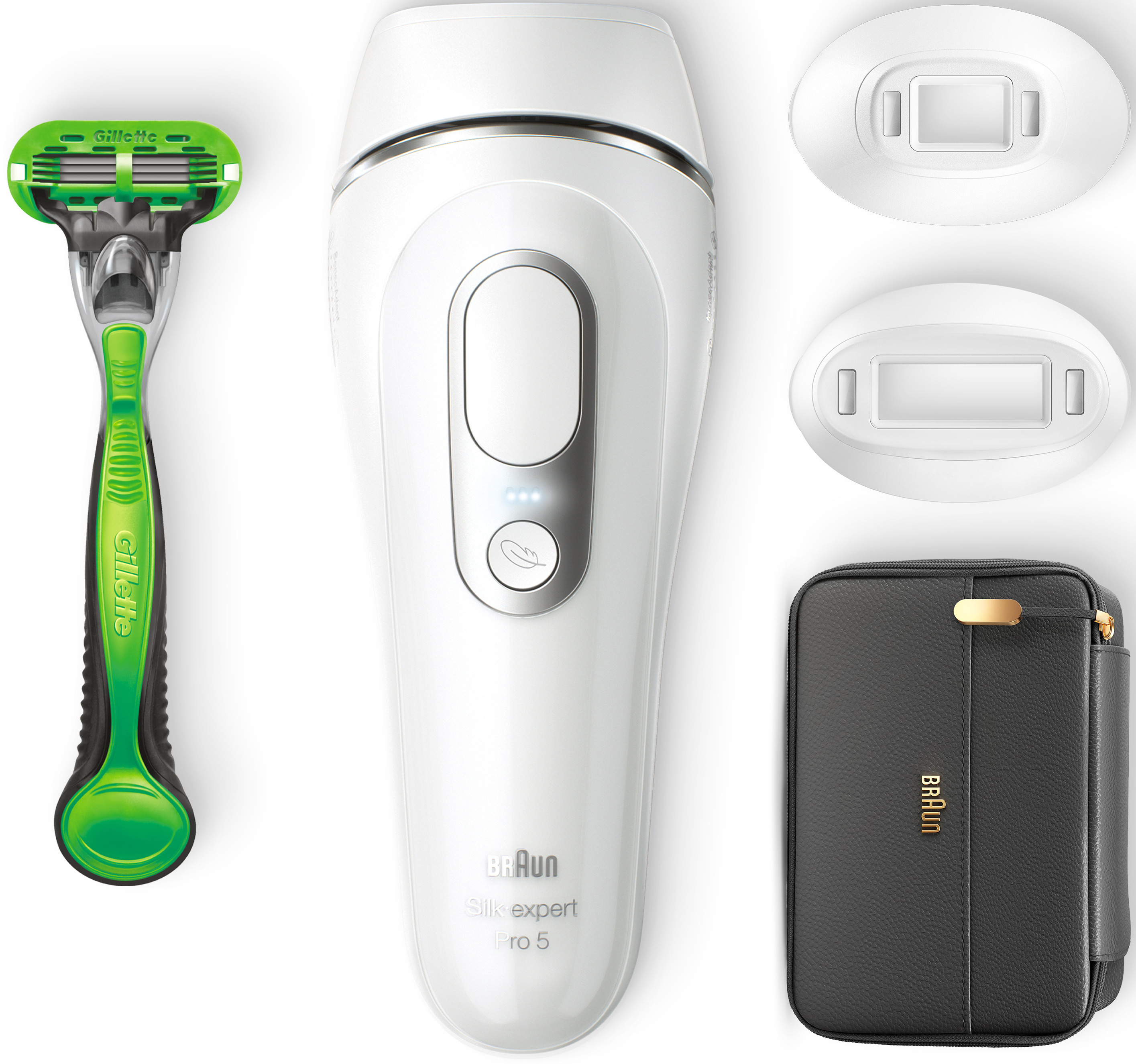 BRAUN Silk Expert Pro 5 PL5145 - IPL Haarentfernungsgerät (Silber/Weiss)