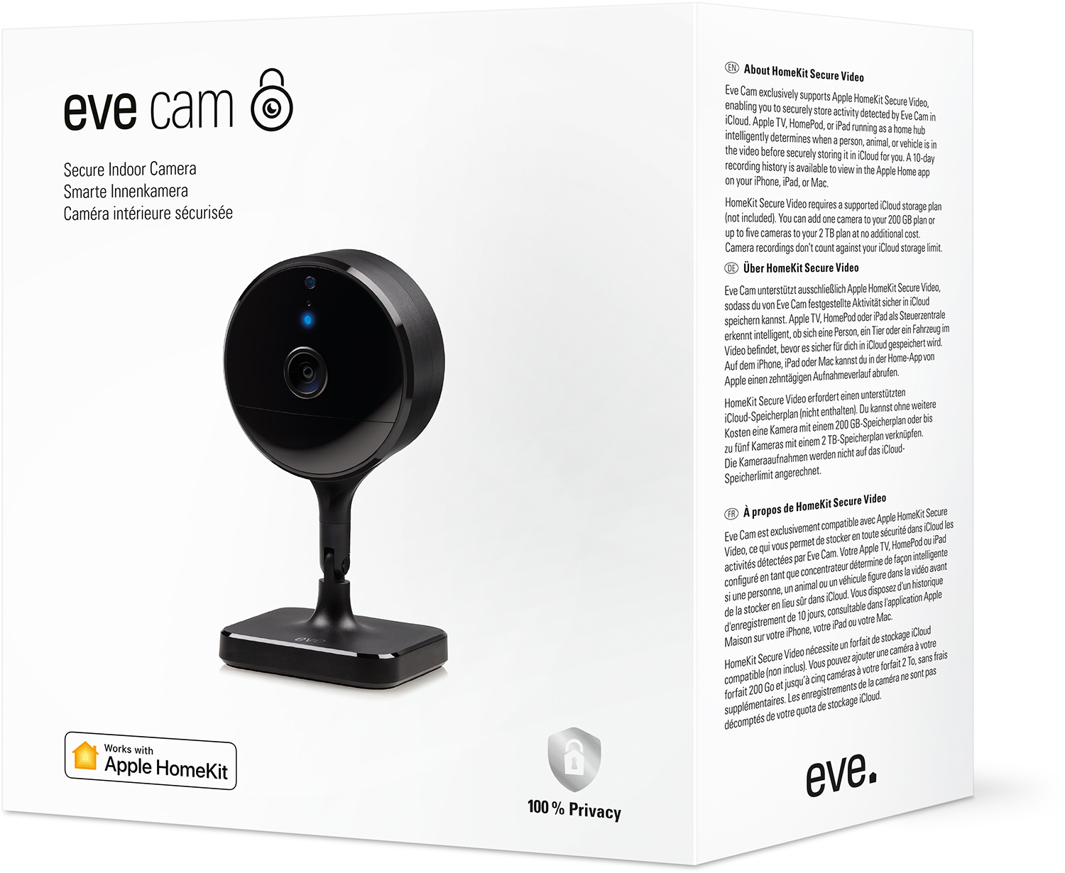EVE Cam Zwart