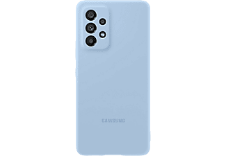 Funda - Samsung EF-PA536TLEGWW, Para Samsung Galaxy A53 5G, Trasera, Silicona, Azul