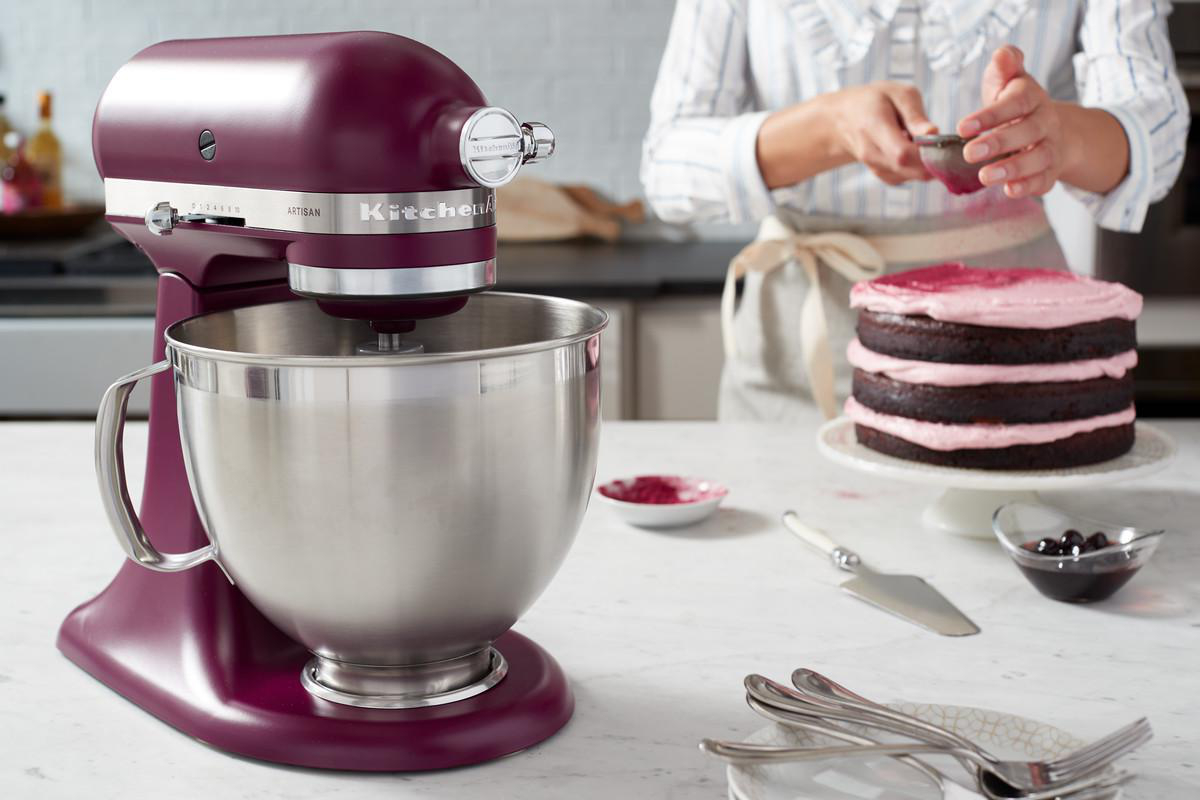 KITCHENAID 5KSM195PSEBE Küchenmaschine Beetroot (Rührschüsselkapazität: 4,8 l, 300 Watt)