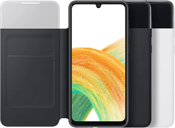 SAMSUNG Flipcover Smart S View Galaxy A33 Blanc (EF-EA336PWEGEW)