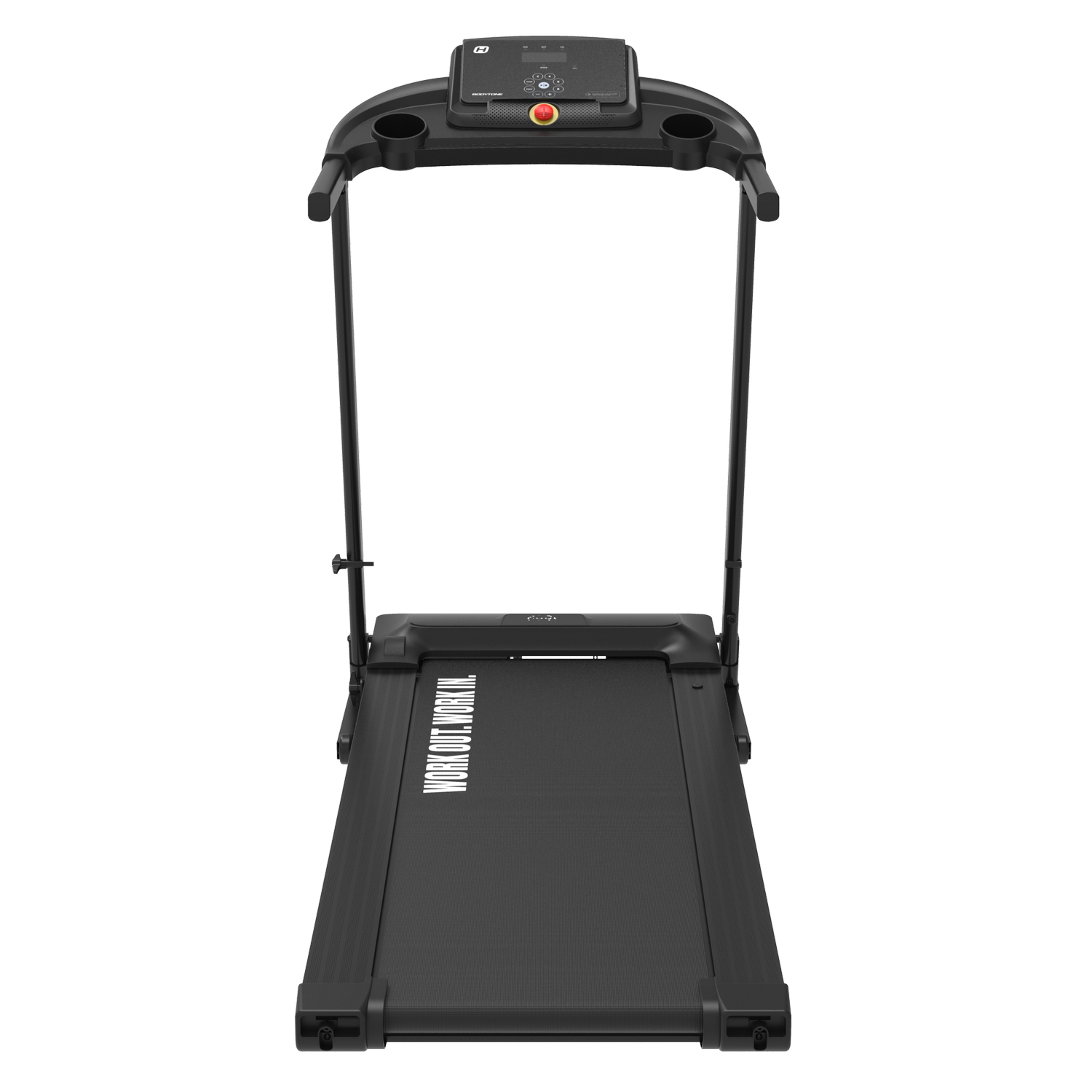 Cinta de correr - BodyTone DT12+, Velocidad 18 Km/h, Potencia 1,5 CV, Peso Máx. 100 kg, Bluetooth 4.0, Negro