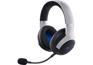RAZER Kaira Pro für PlayStation, Over-ear Gaming Headset Bluetooth Weiß/Schwarz/Blau