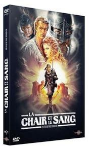 Couverture de DVD avec le titre du film 'La Chair Et Le Sang'. Avec des acteurs et un château.