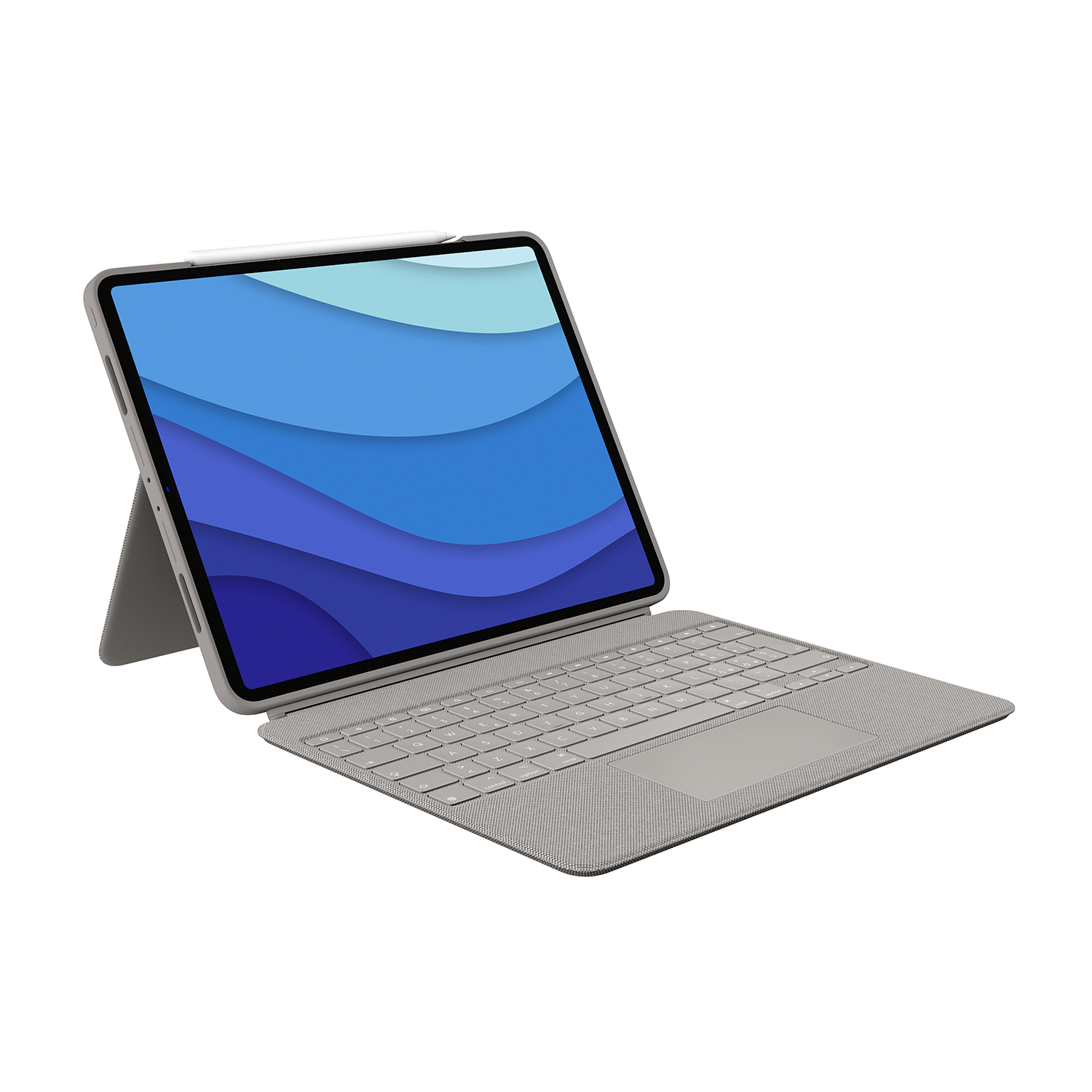 Custodia CON Tastiera Logitech Combo Touch PRO 12.9 Sand