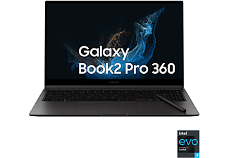 SAMSUNG Galaxy Book2 Pro 360  convertibile 2 in 1, 15,6 pollici, processore Intel® Core™ i7, 16 GB, SSD 512 GB, Graphite