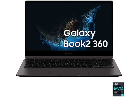 SAMSUNG Galaxy Book2 360  convertibile 2 in 1, 13,3 pollici, processore Intel®, 8 GB, 512 GB, SSD, Graphite