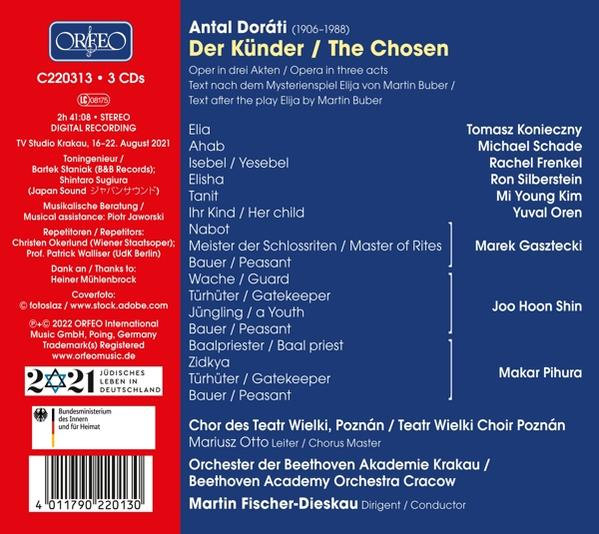 Konieczny/Schade/Frenkel/Silberstein/+ - Der Künder/The Chosen  - (CD)