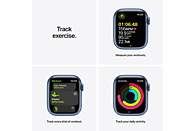 APPLE Watch Series 7 41 mm blauw aluminium / blauwe sportband