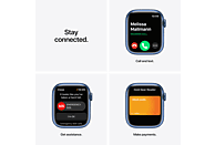APPLE Watch Series 7 41 mm blauw aluminium / blauwe sportband