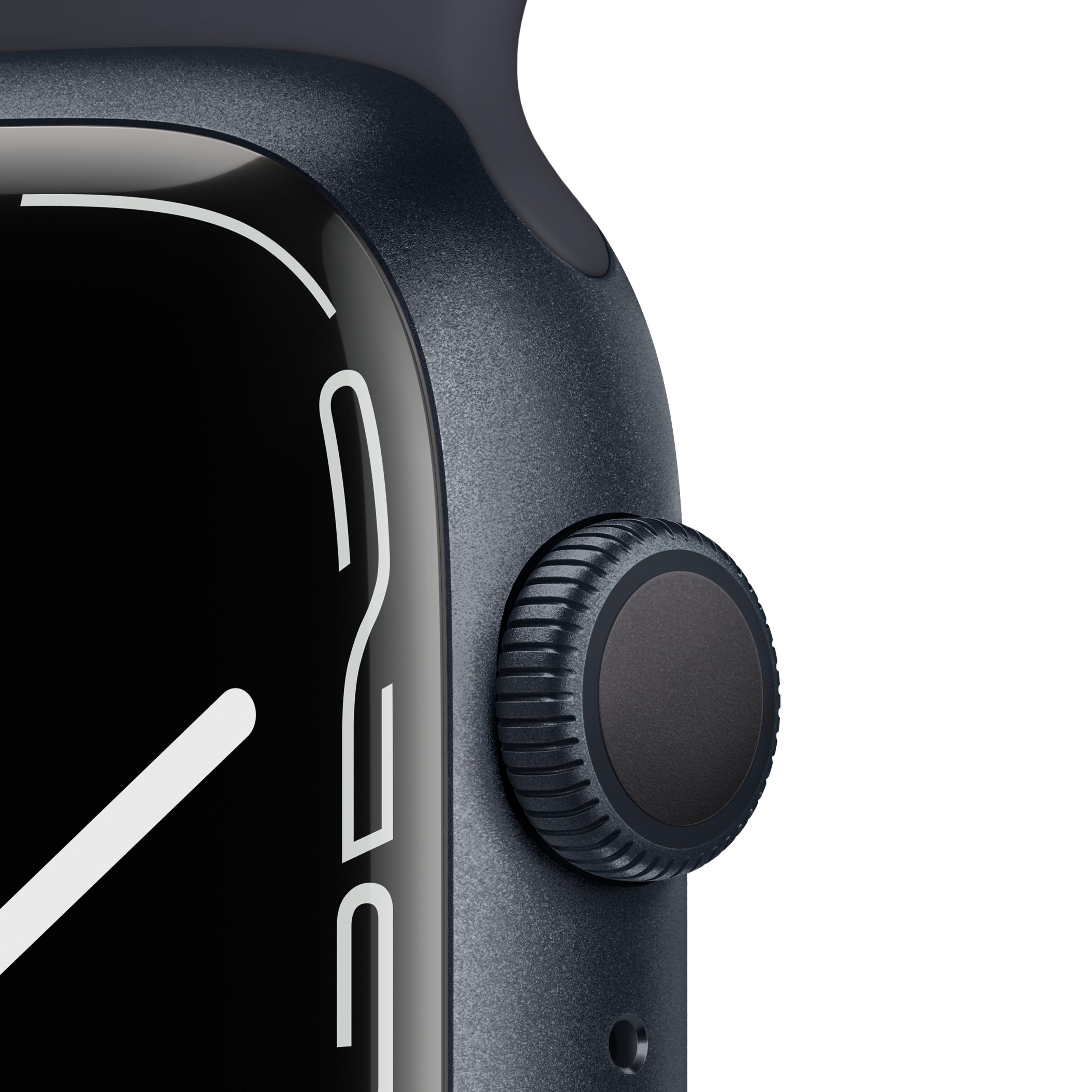 APPLE Watch Series 7 45 mm middernacht aluminium / middernacht sportband