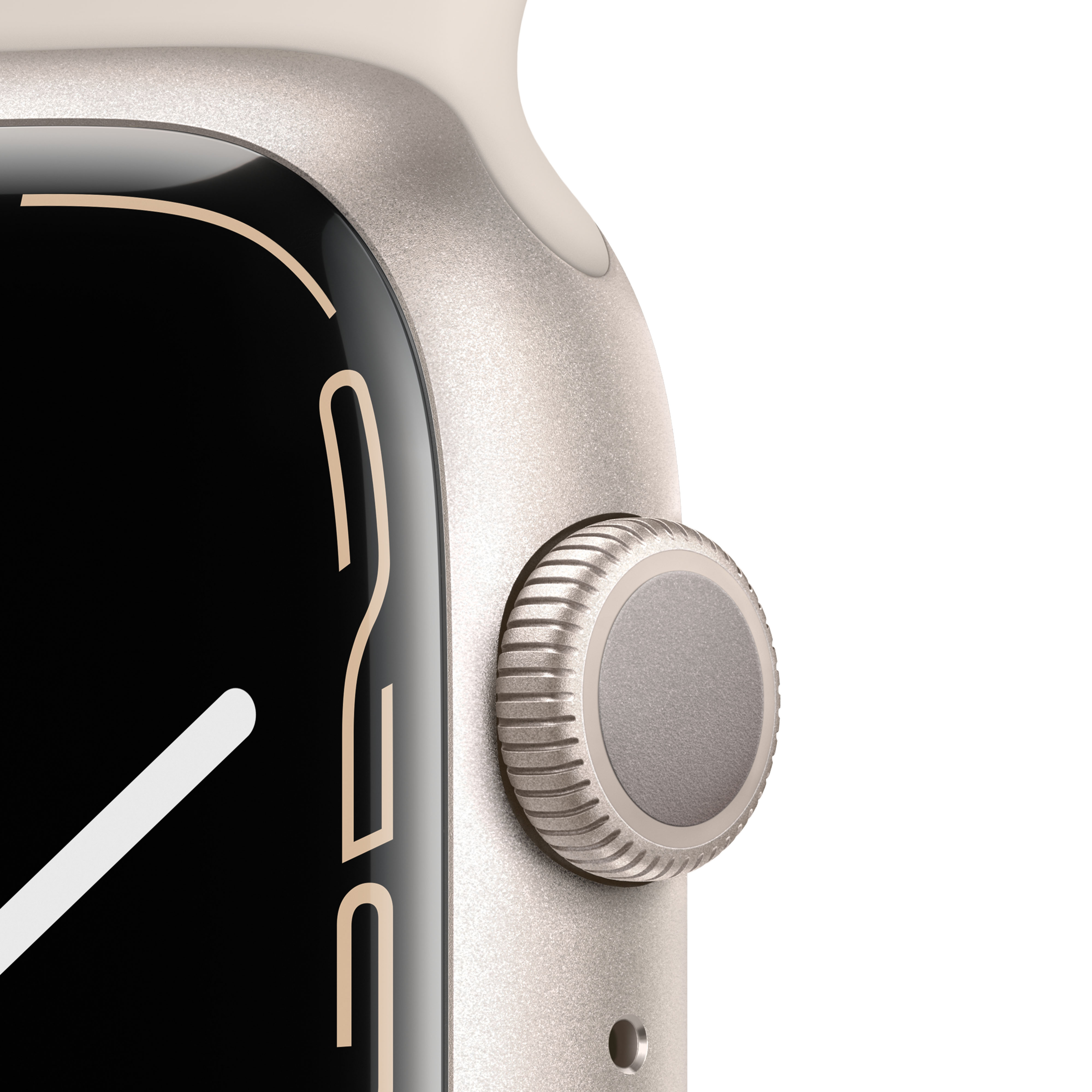 APPLE Watch Series 7 45 mm sterrenlicht aluminium / sterrenlicht sportband