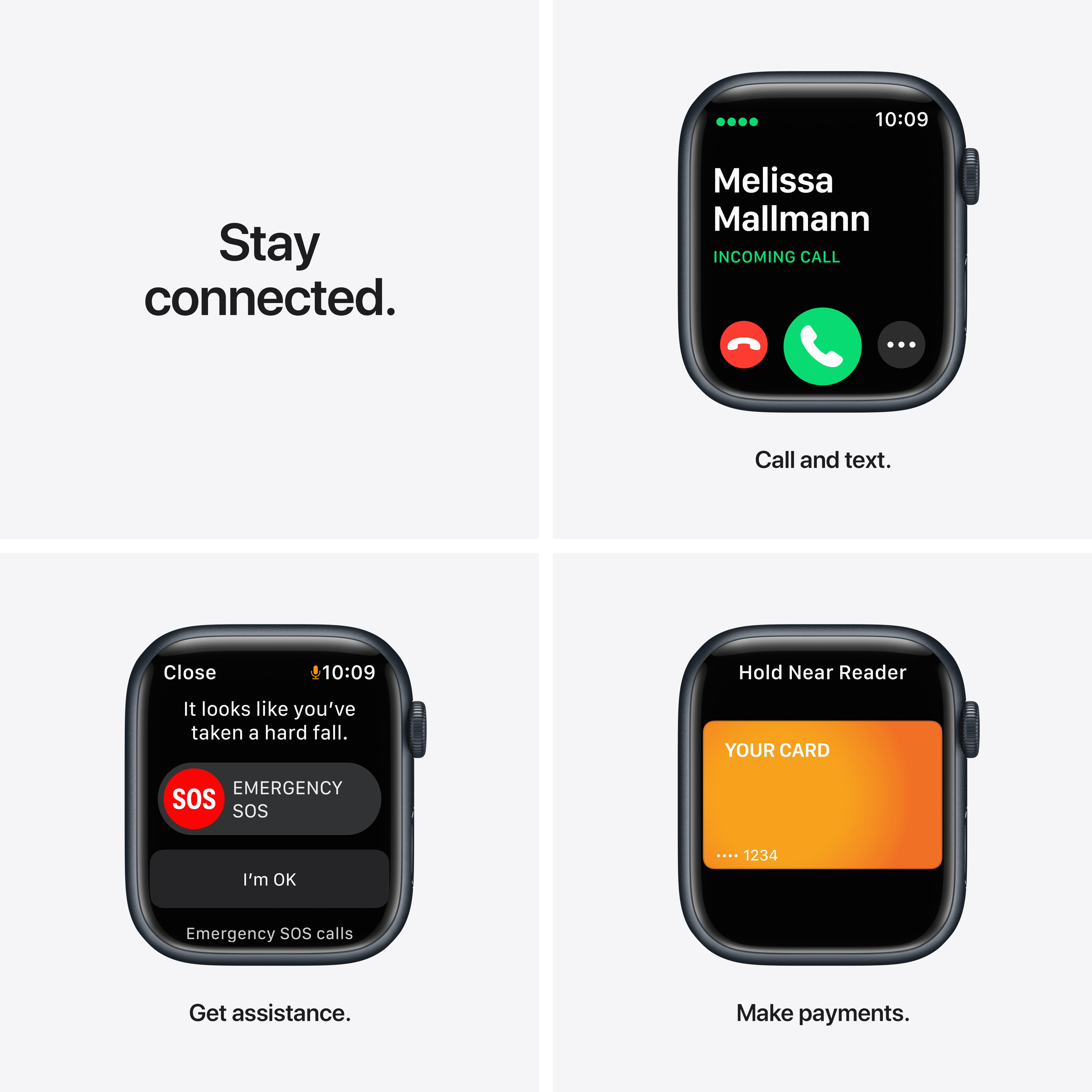 APPLE Watch Series 7 Cellular 45 mm middernacht aluminium / middernacht sportband