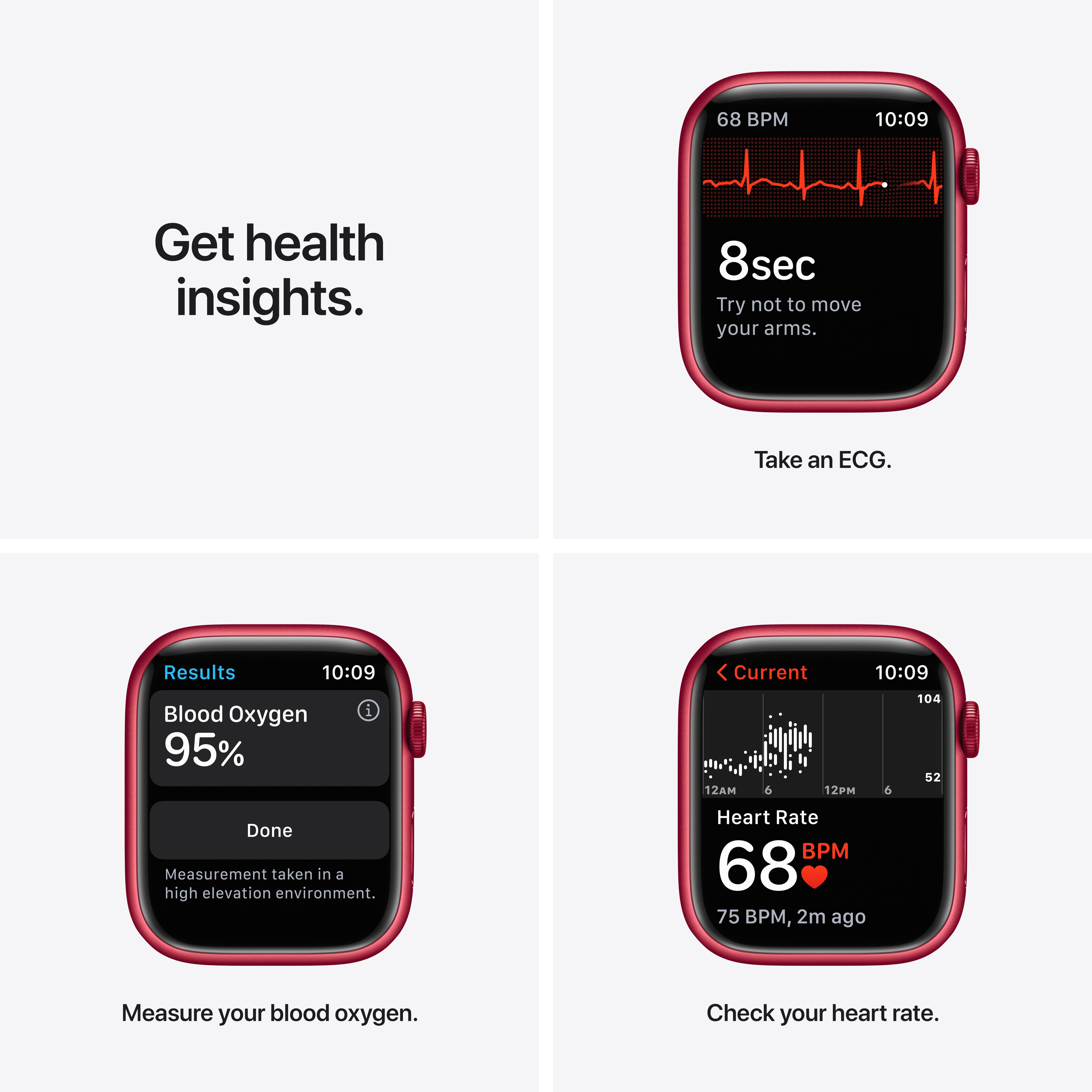 APPLE Watch Series 7 Cellular 45 mm (PRODUCT)RED aluminium / rode sportband
