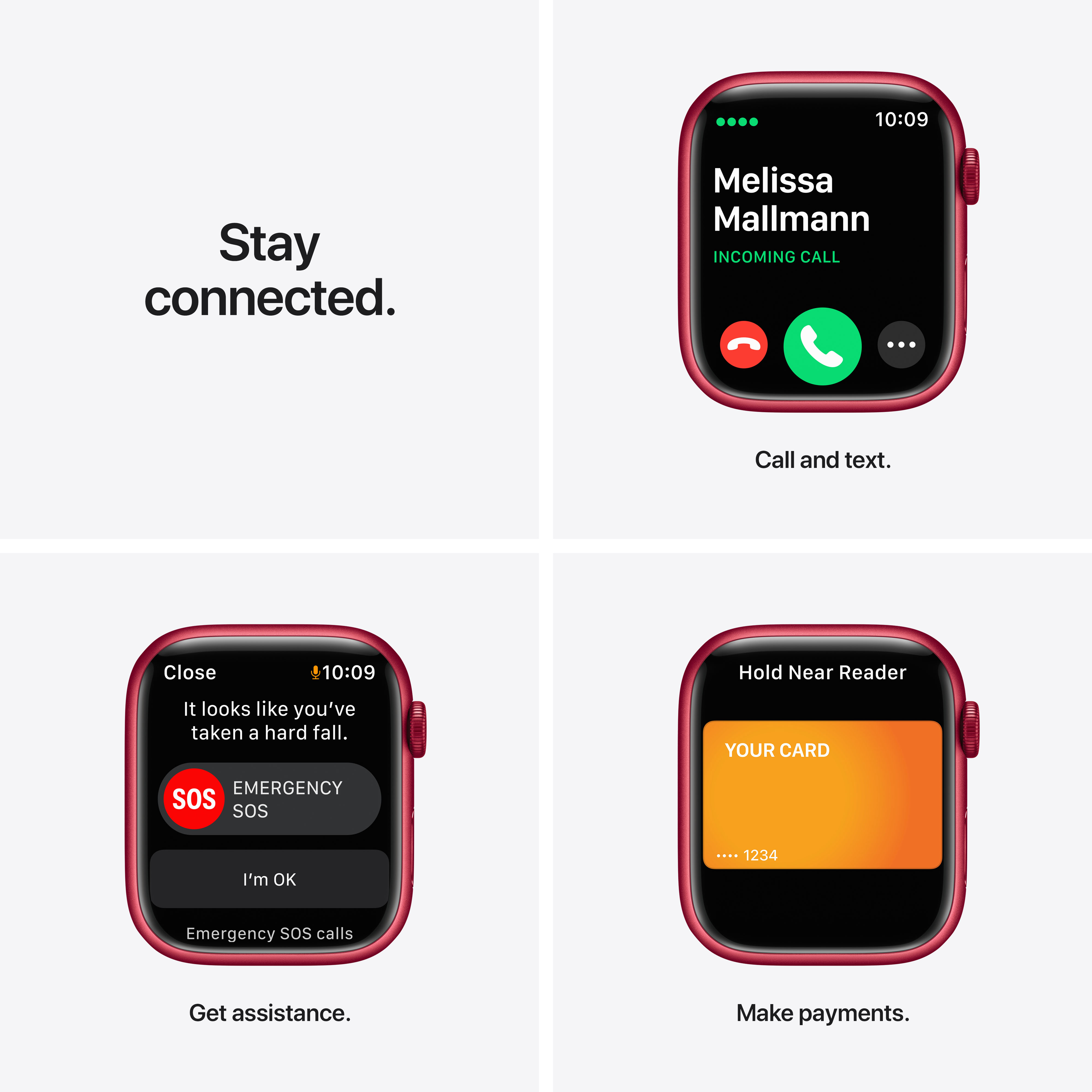 APPLE Watch Series 7 Cellular 45 mm (PRODUCT)RED aluminium / rode sportband
