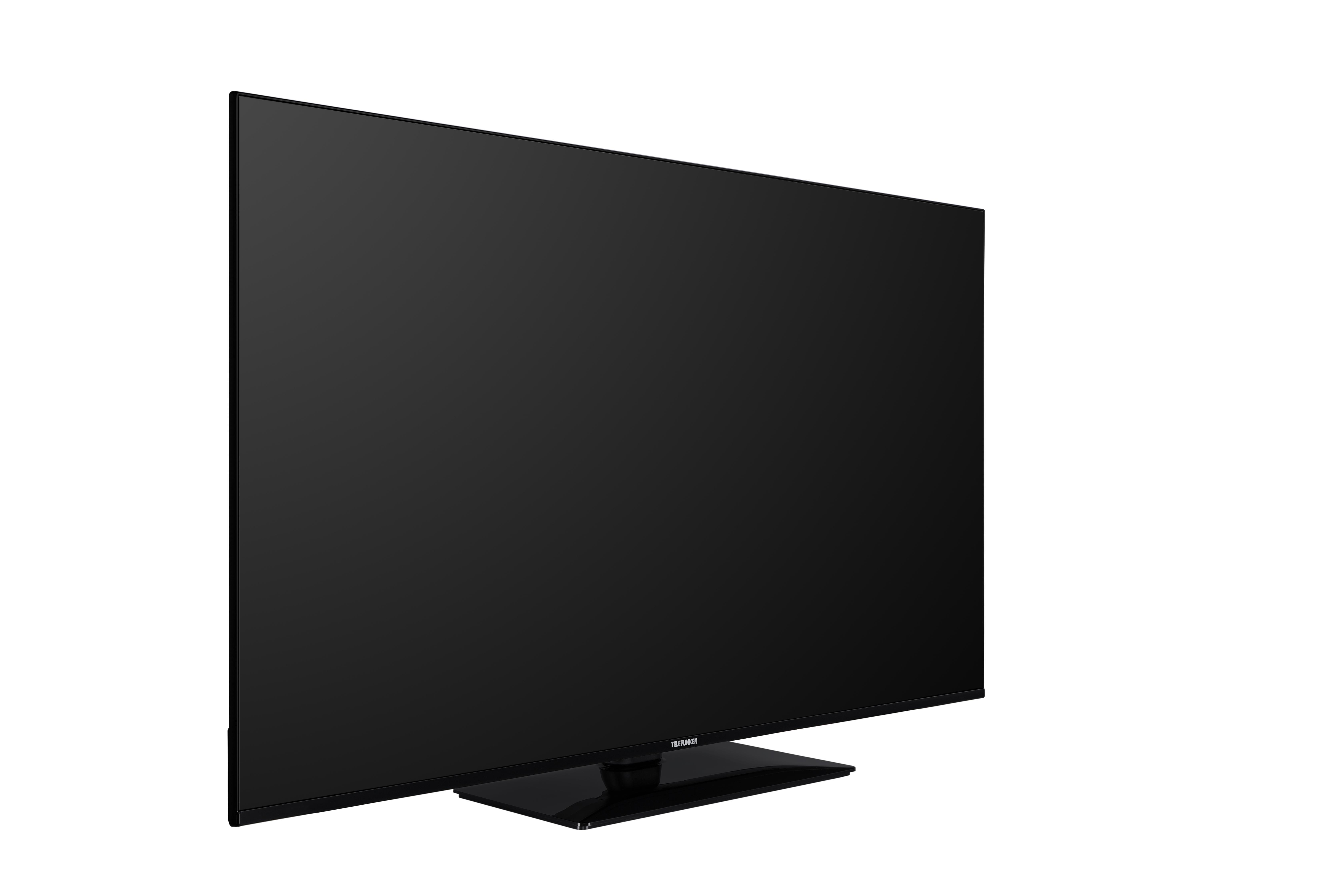 TELEFUNKEN D55U660X5CWI LCD TV (Flat, Zoll 4K, cm, SMART / 139 TV) 55 UHD