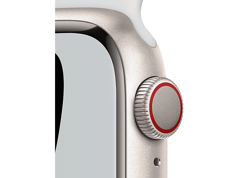 APPLE Watch Series 7 Nike+ Cellular 41 mm zilver aluminium