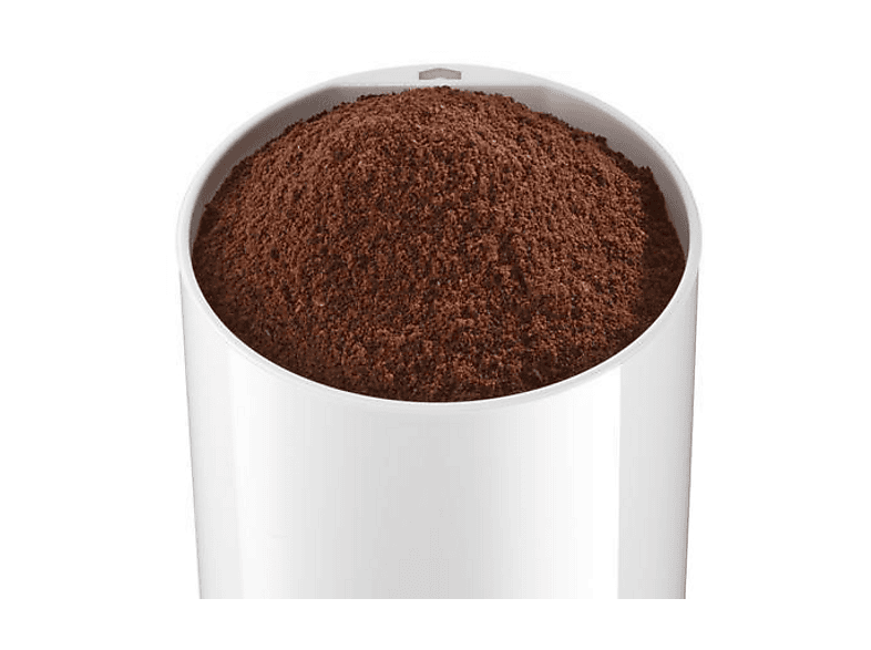 Bosch TSM6A011W Kaffeemühle (Weiß, 180 Watt, Edelstahl-Mahlschale, 2-flügliges Edelstahl-Schlagmesser) — Foto 2 von 5