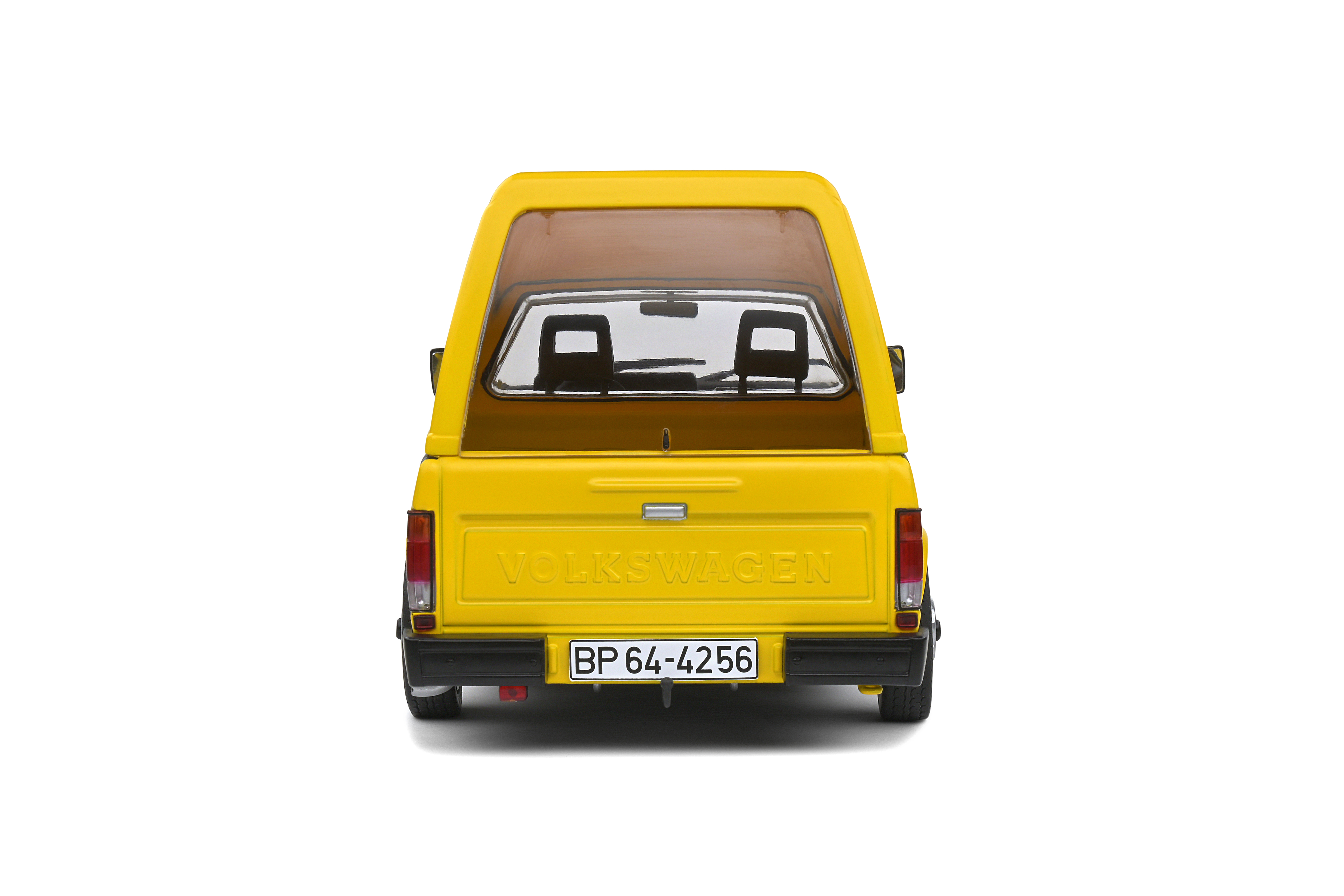 VW SOLIDO CADDY 1:18 Gelb POST Spielzeugmodellauto DEUTSCHE