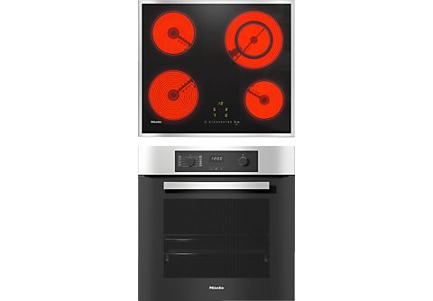 MIELE H 2265-1 B EDST. + KM 6520 FR, Backofen-Set (Elektrokochfeld, A+, 76  l) Einbaubackofensets | MediaMarkt