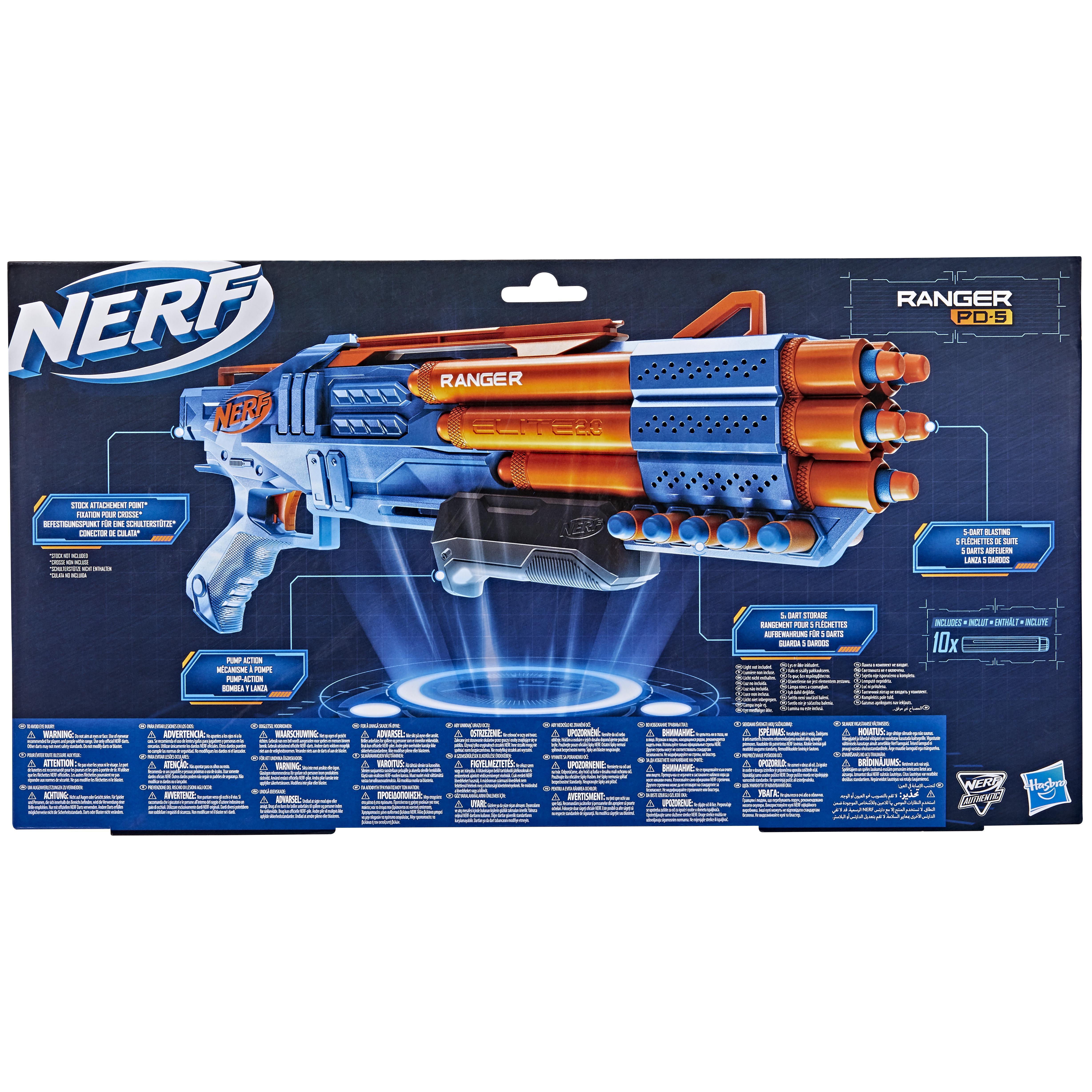 NERF Nerf ELITE 2.0 Ranger Play-Doh 5 Blaster Blau/Orange