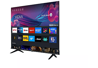 TV LED 58" - Hisense 58A6BG, UHD 4K, VIDAA U 5.0, Smart TV, Dolby Vision, HDR10+, Control de voz, Negro