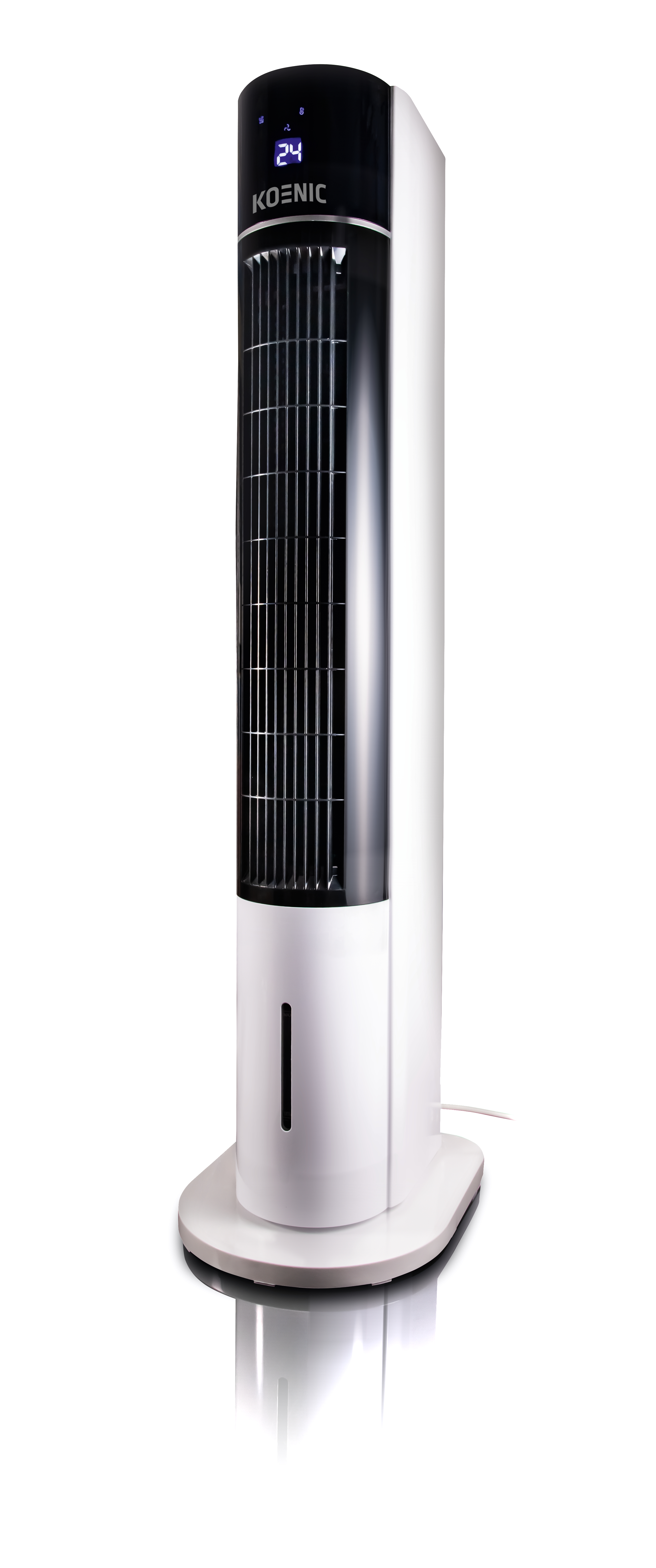 KOENIC KTFC 603022 Luftkühler Weiß/Schwarz Turmventilator (60 Watt) und